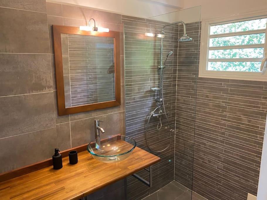 Les Terrasses De Maelle - Jolie Villa F4 Vue Mer Riviere-Salee Ngoại thất bức ảnh