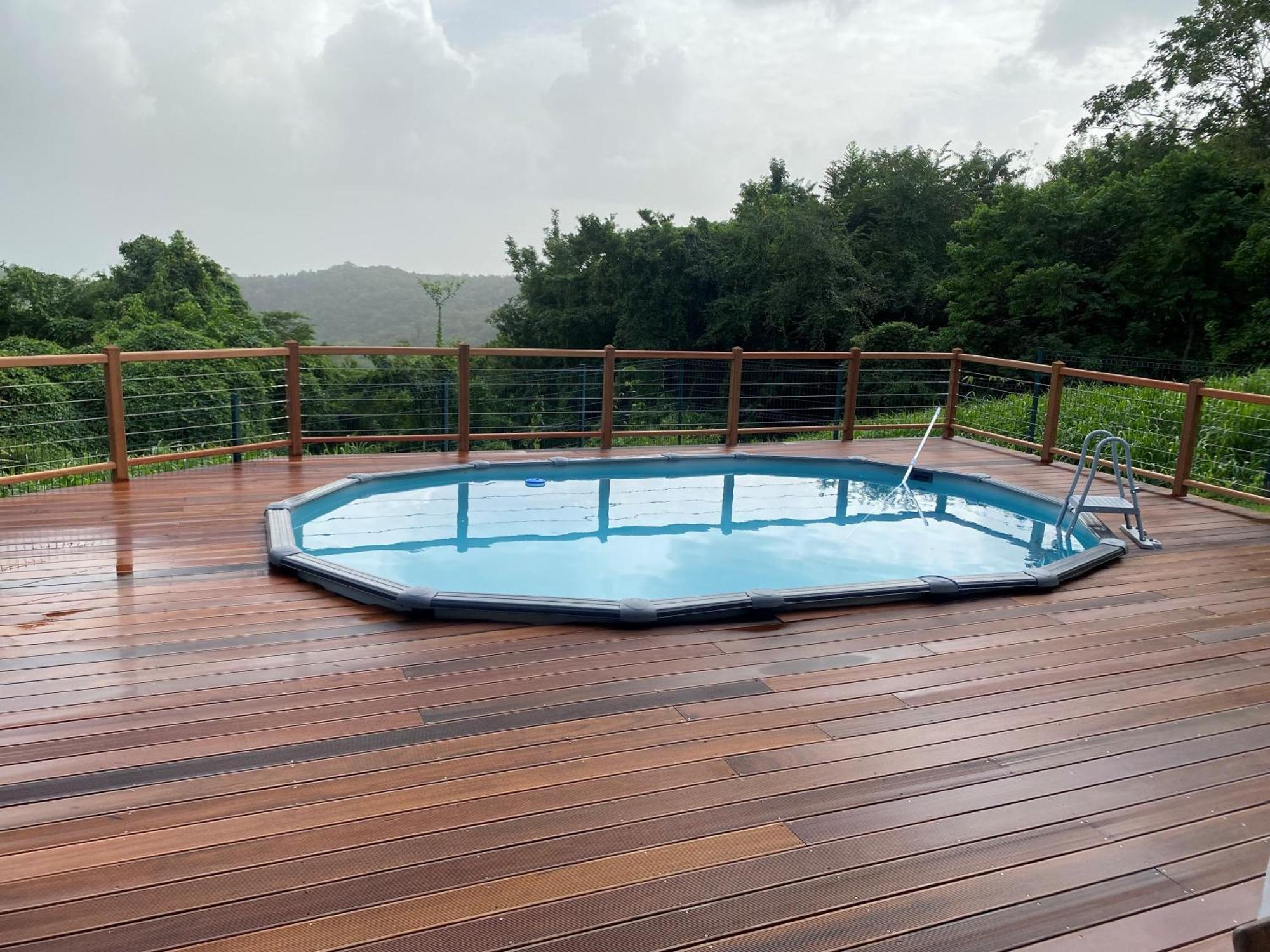 Les Terrasses De Maelle - Jolie Villa F4 Vue Mer Riviere-Salee Ngoại thất bức ảnh