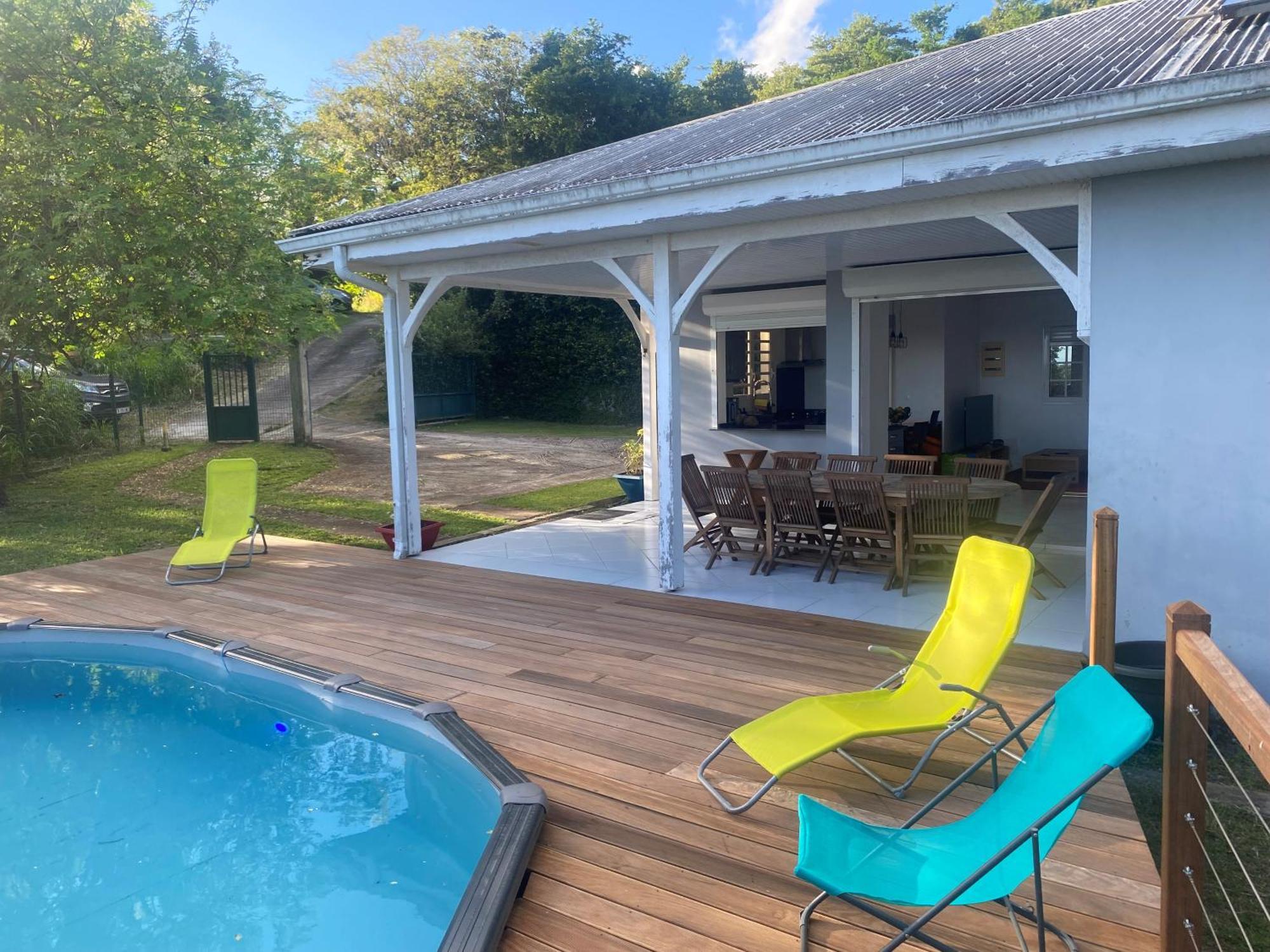 Les Terrasses De Maelle - Jolie Villa F4 Vue Mer Riviere-Salee Ngoại thất bức ảnh