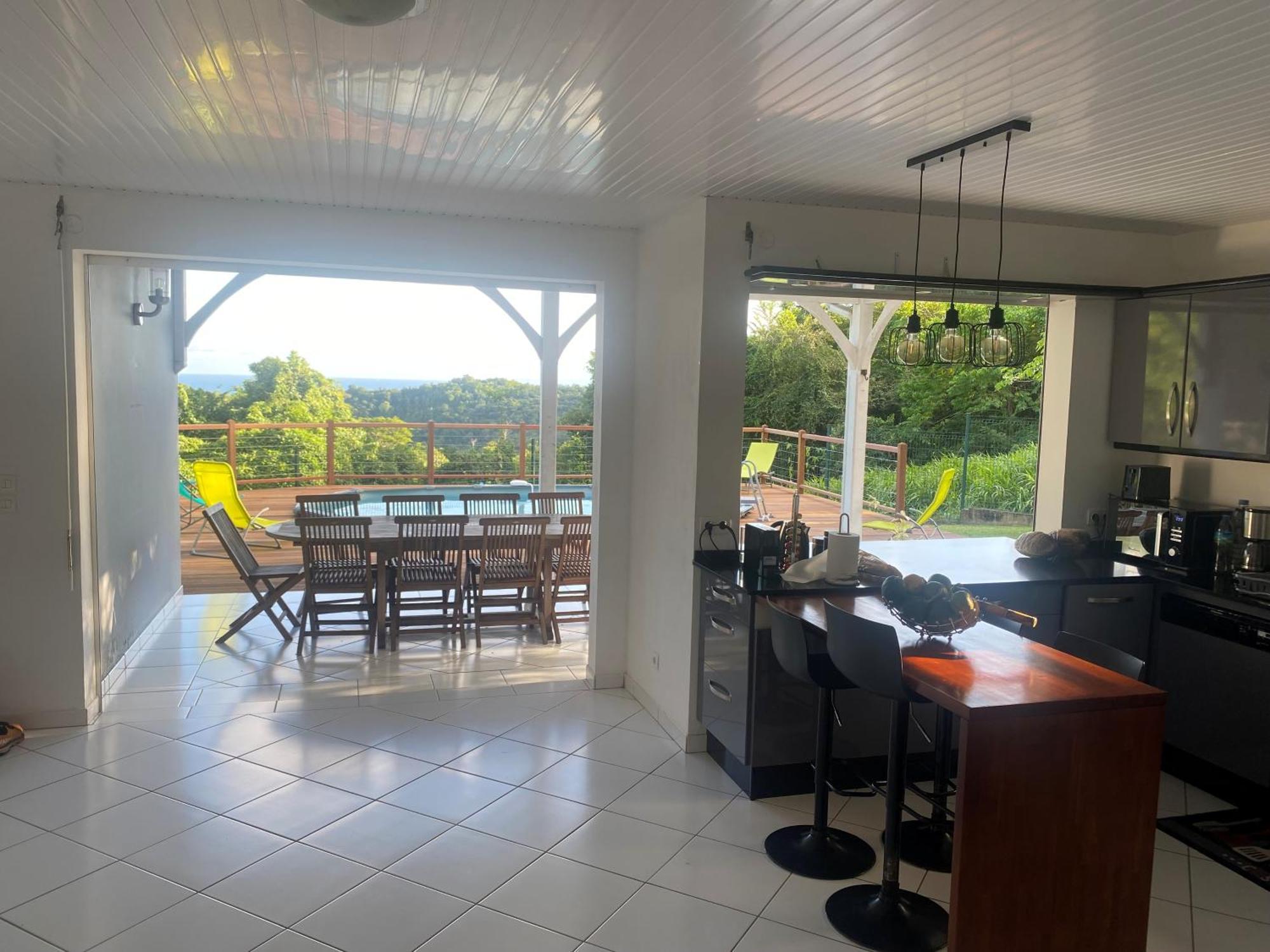 Les Terrasses De Maelle - Jolie Villa F4 Vue Mer Riviere-Salee Ngoại thất bức ảnh